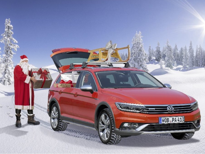Santa Claus letos řídí Volkswagen Passat Alltrack