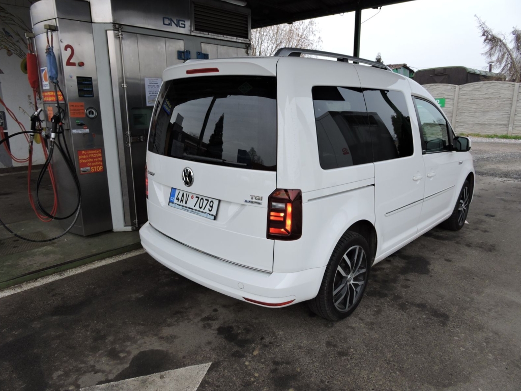 Volkswagen Caddy TGI na zemní plyn umí kilometr za 0,85 Kč