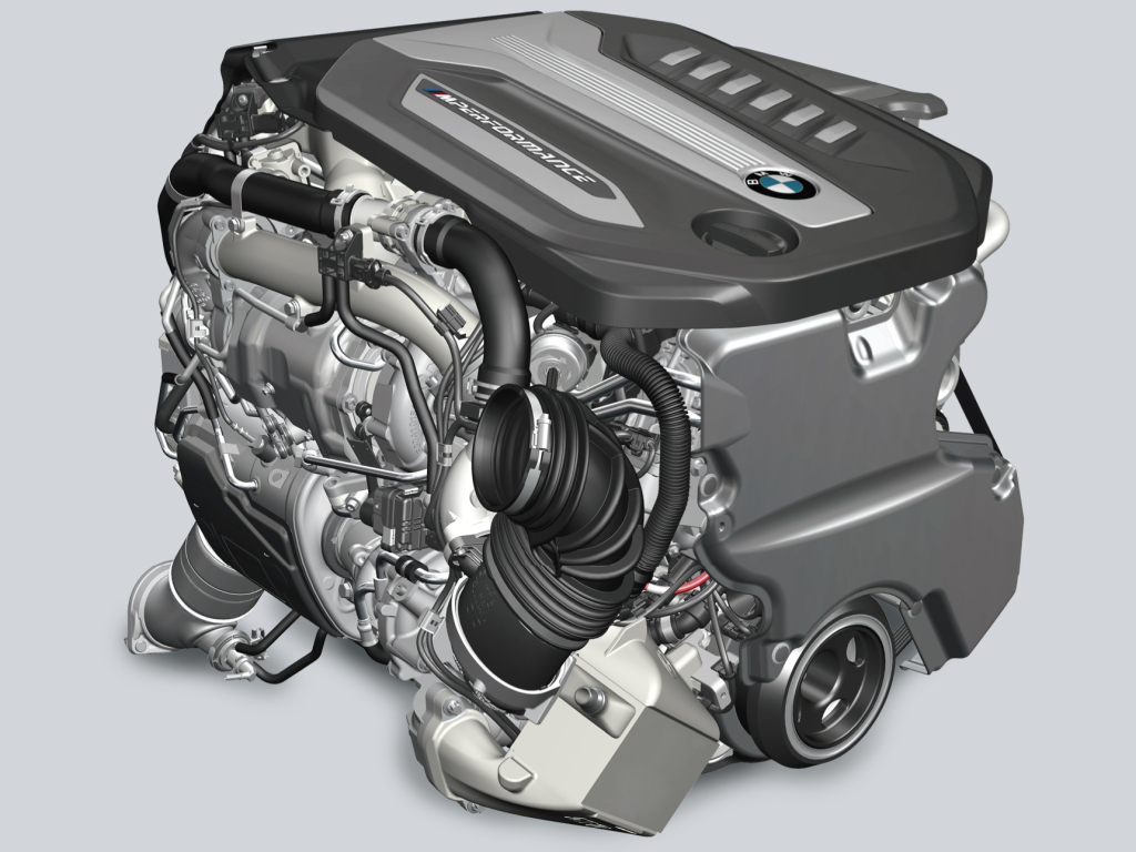 BMW 750d engine