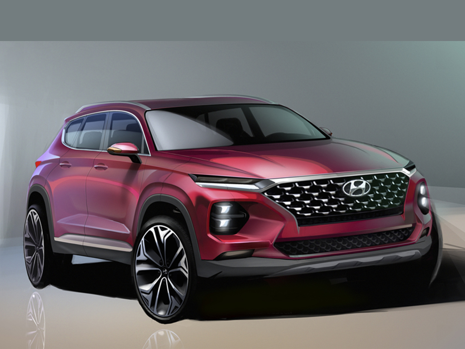 Hyundai odhalil design nového Santa Fe
