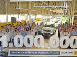 Dacia Duster slaví jeden milion prodaných exemplářů