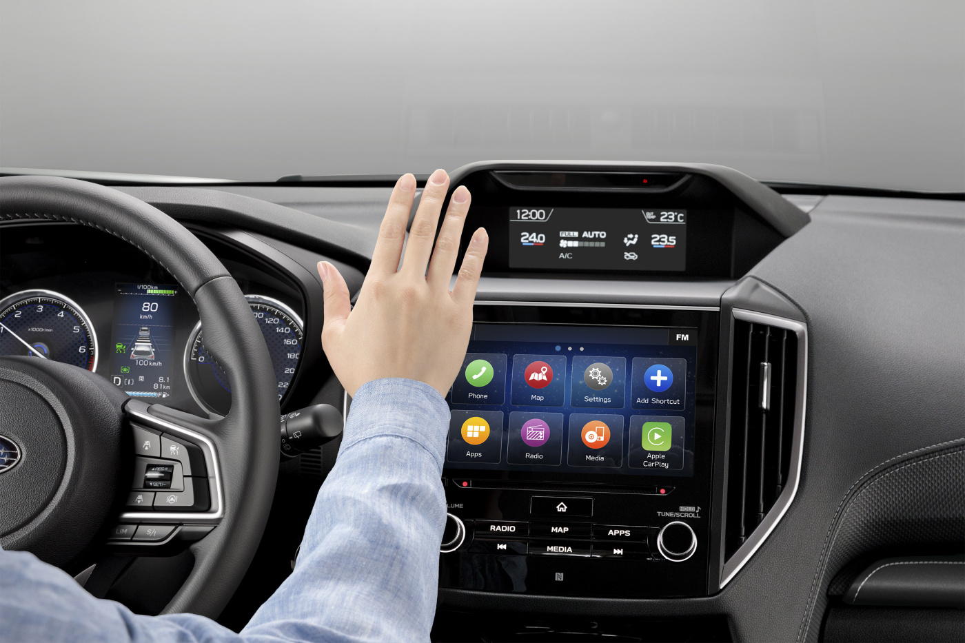 Subaru Forester 2022 ovládání gesty