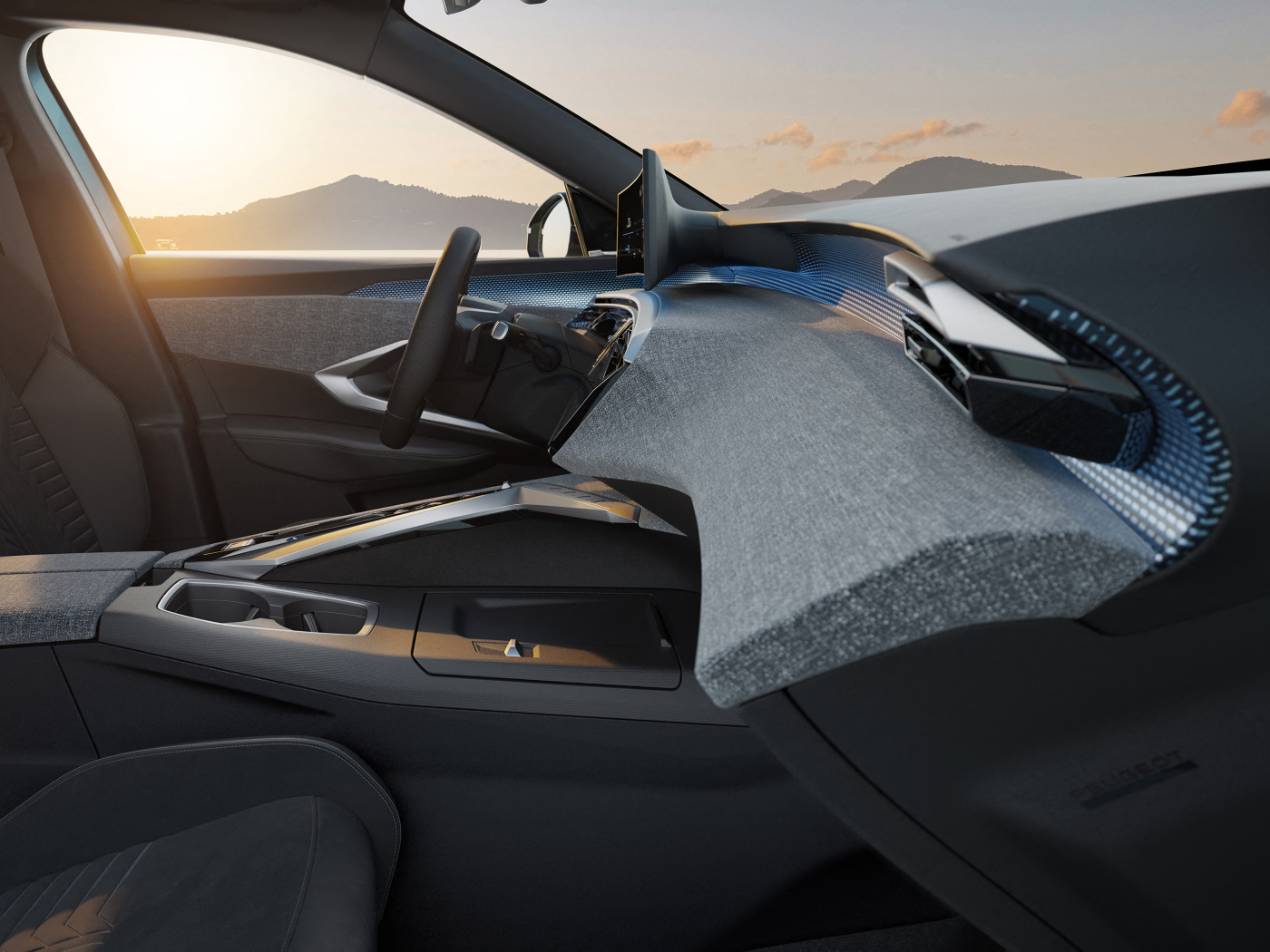 Peugeot představil nový i-Cockpit s obrovskou zakřivenou obrazovkou