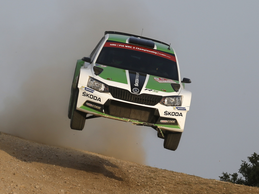 Rallye Itálie: Třetí místo v kategorii WRC 2 pro Jana Kopeckého s vozem Škoda Fabia R5