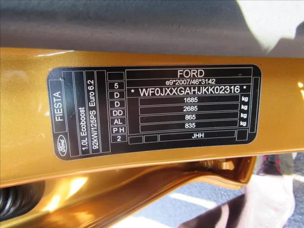 Ford Fiesta 1,0 EcoBoost 92kW Active - foto 29