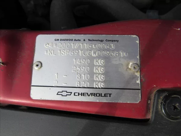 Chevrolet Aveo 1,2 i 53kW Sedan 1.majitel - foto 23