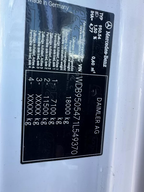 Mercedes-Benz Axor 1824* 18TUN*24PALET/ČELO - foto 34