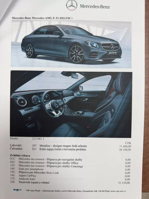 Mercedes-Benz Třídy E E 53 AMG 4matic 320kW - foto 21