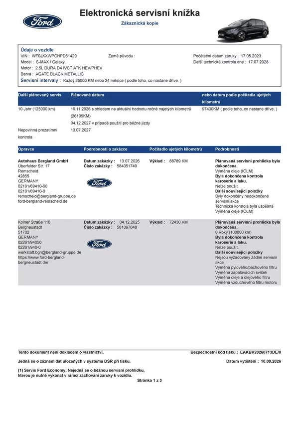 Ford Galaxy 2,5 HEV Titanium 7míst - foto 48