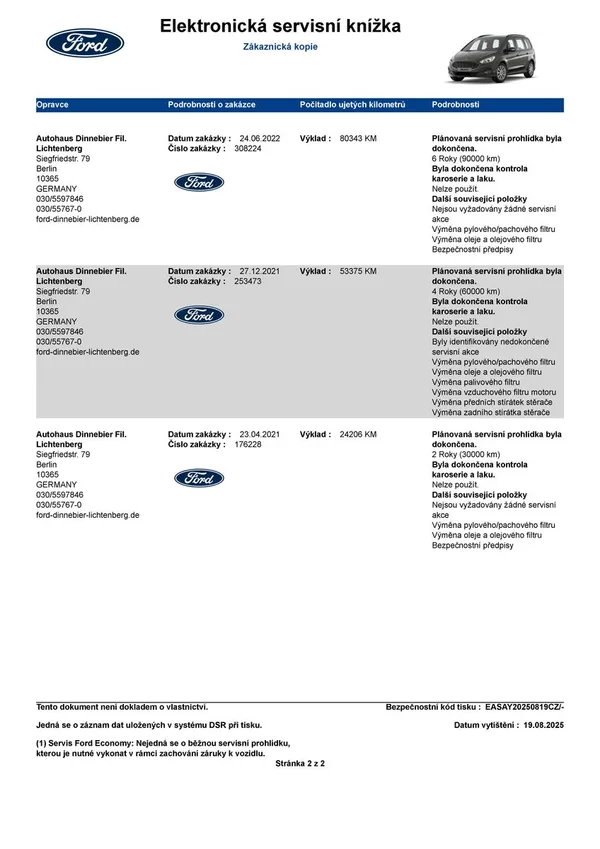Ford Galaxy 2.0 EB, 140 kW, 7 míst, Cebia - foto 39