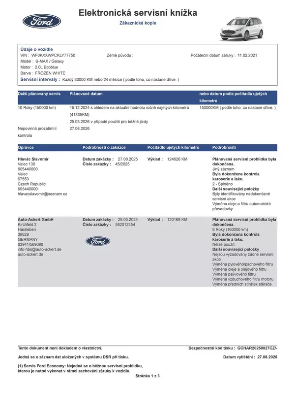 Ford Galaxy 2.0 EB Titanium LED tažné - foto 49