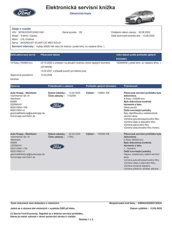 Ford Galaxy 2.0 EB Titanium 140 kW LED - foto 48
