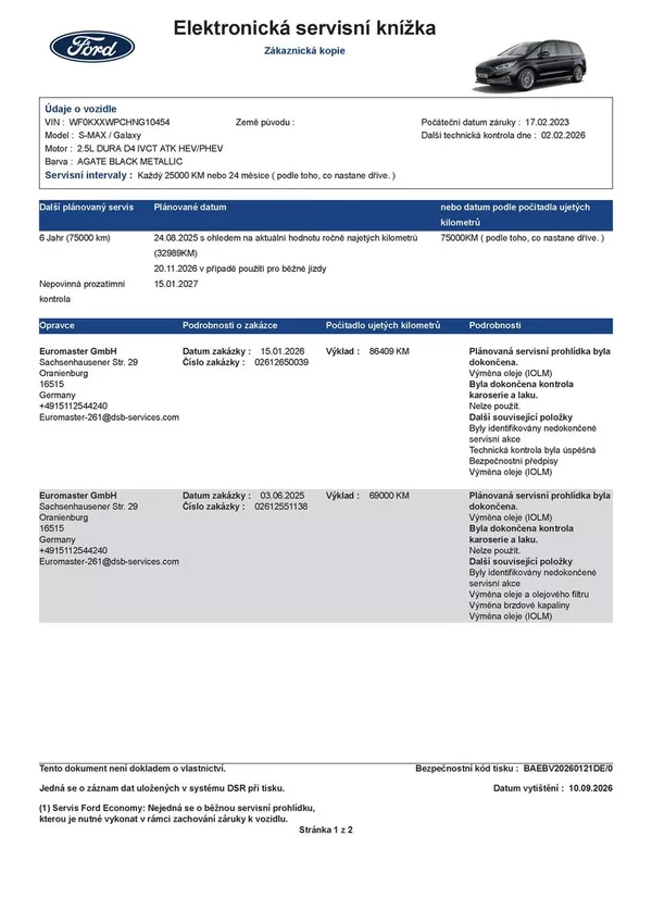 Ford Galaxy 2.5 HEV VIGNALE LED 7míst - foto 49