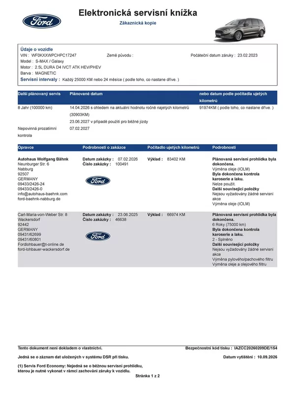 Ford Galaxy 2.5 HEV VIGNALE LED 7míst - foto 49