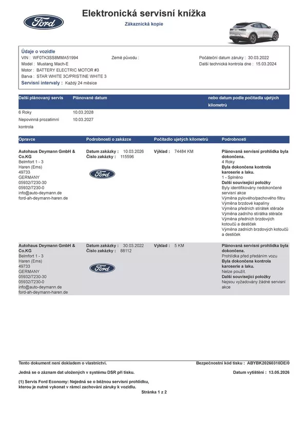 Ford Mustang Mach-E Standard Range AWD, SoH 93,1 % - foto 50