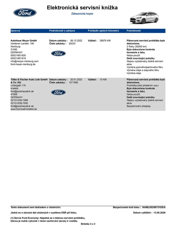 Ford Focus 2.0 EB ST-Line manuál - foto 50