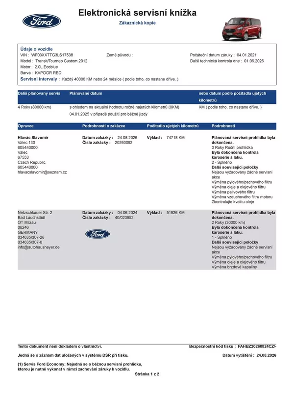 Ford Tourneo Custom 320 L2H1 Titanium aut. - foto 48