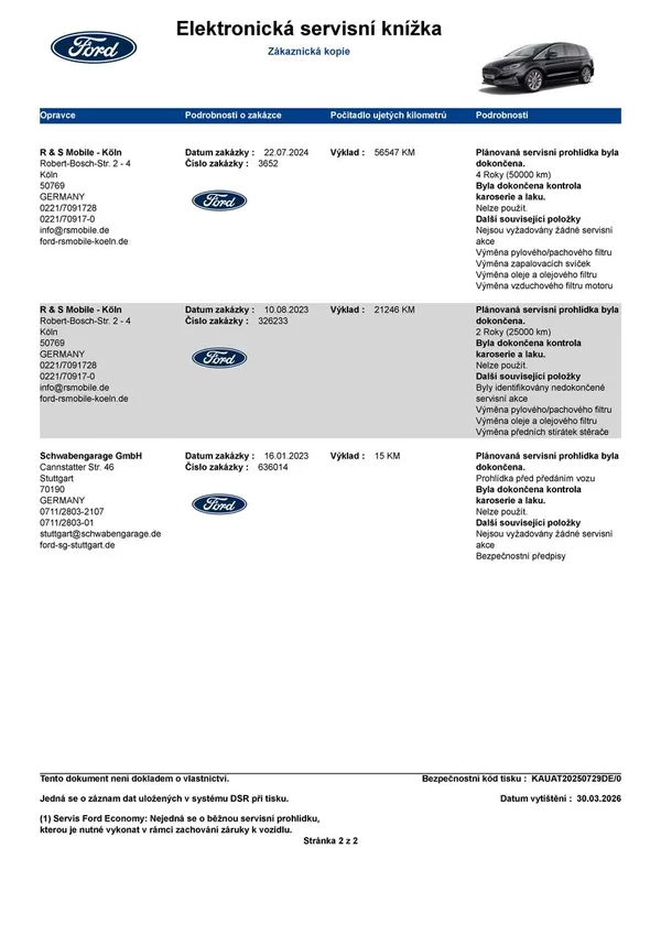 Ford S-MAX 2,5 FHEV Vignale 140KW 7 míst - foto 49