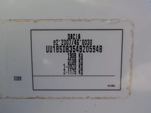 Dacia Dokker 1.6i 16V 61KW – VAN - foto 27