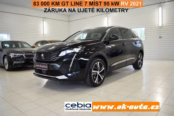 Peugeot 5008 1.5 BHDI GT LINE 7 MÍST 2021