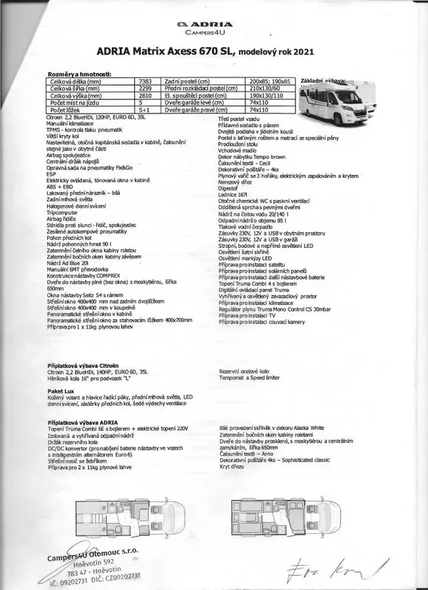 Adria Matrix 670 SL KLIMA, SOLAR - foto 38