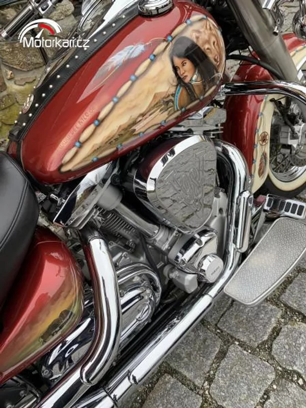 Yamaha XV 1600 Wild Star Airbrush TOP STAV - foto 5