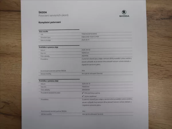 Škoda Fabia 1,0 TSi,70kW,1majČR,Serv.k,DPH - foto 24