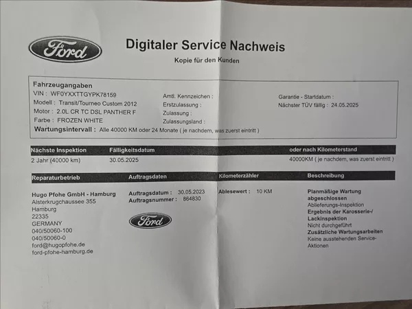 Ford Transit Custom 2,0 TDCi 96KW L2H1 - foto 37