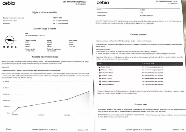 Opel Combo 1,2 T LIFE DPH tažné 1.maj ČR - foto 50