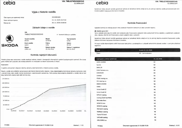 Škoda Octavia 1,6 TDI 81kW 2.maj. původ ČR - foto 50