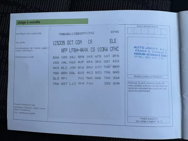 Škoda Octavia 2,0 TDI ELEGANCE tažné původČR - foto 43