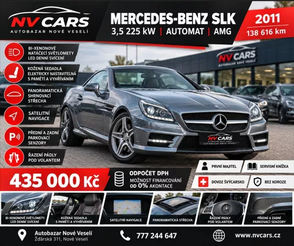 Mercedes-Benz SLK 3,5 225kw AMG Odpočet DPH - foto 32
