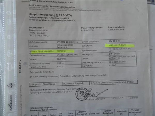 Volkswagen Caddy 2,0 TDi Basis,po rozvodech,TOP - foto 39