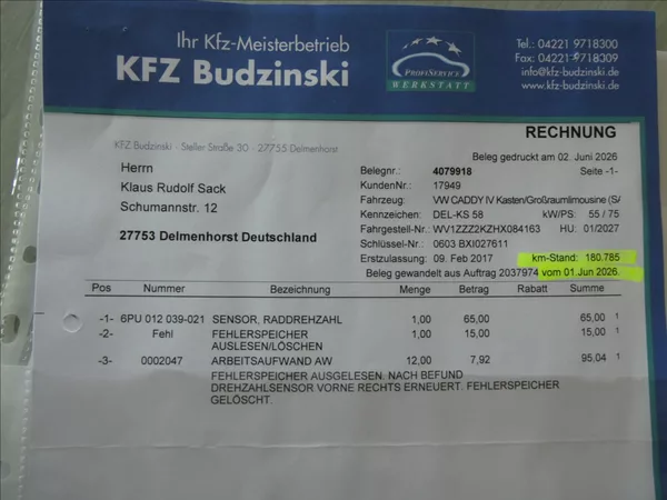 Volkswagen Caddy 2,0 TDi Basis,po rozvodech,TOP - foto 55