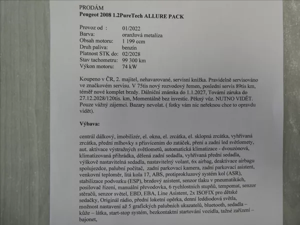 Peugeot 2008 1,2 PureTech 74kW Allure,závěs - foto 43