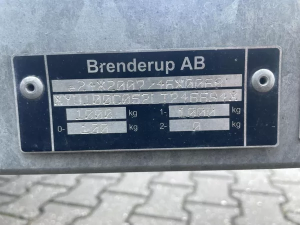 Brenderup Stěhovací přívěs 1T rampa - foto 13