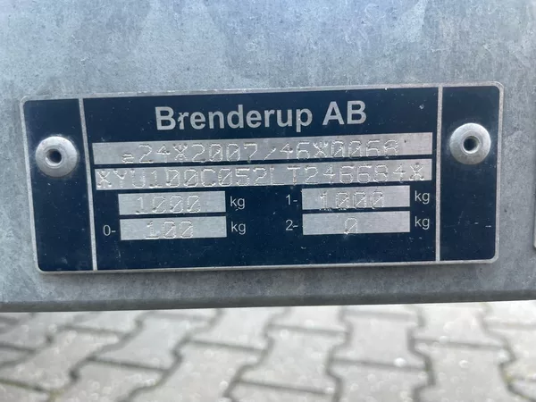 Brenderup Stěhovací přívěs 1T rampa - foto 14