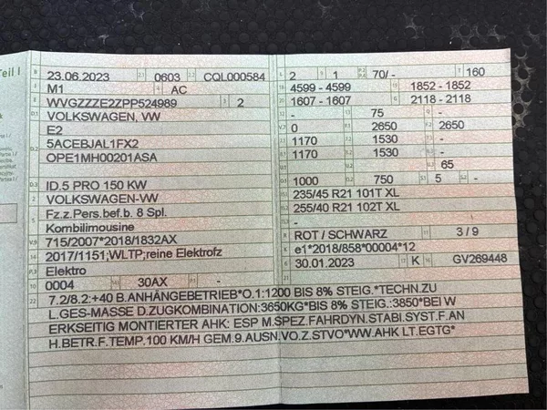 Volkswagen ID.5 150kw, PERFORMACE TZ SOH 94 % - foto 13