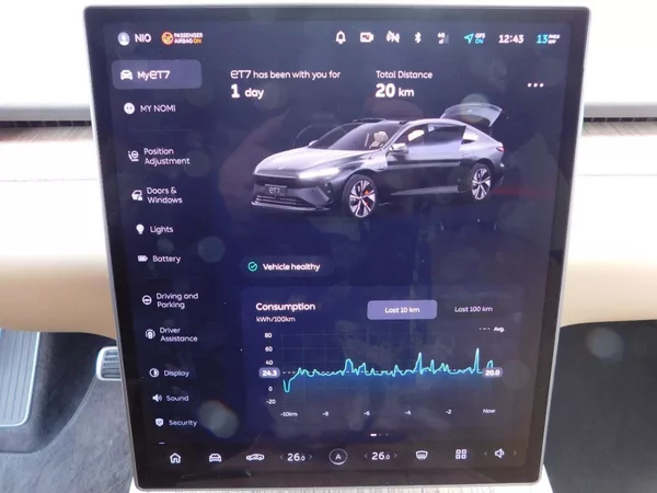 NIO ET7 PŘEDVÁDĚCÍ VŮZ, ZÁRUKA,480KW - foto 29