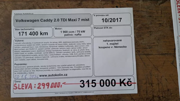 Volkswagen Caddy 2.0 TDI Maxi 7 míst - foto 45