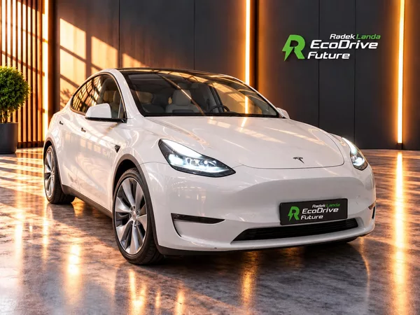 Tesla Model Y Bílý interiér, AMD, tažné