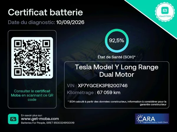Tesla Model Y Bílý interiér, AMD, tažné - foto 8