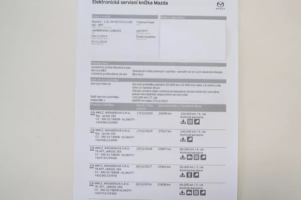 Mazda 3 HB 1,5 G100, 2 sady kol, ČR - foto 27