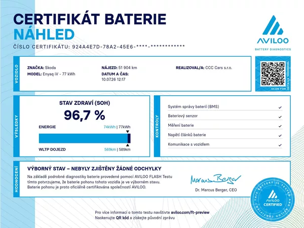 Škoda Enyaq iV / 82kWh / SoH 96,7/ DPH - foto 44