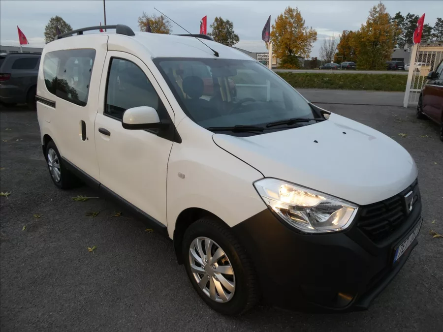 Dacia Dokker 1,6 SCe 75kW klima, ČR, závěs