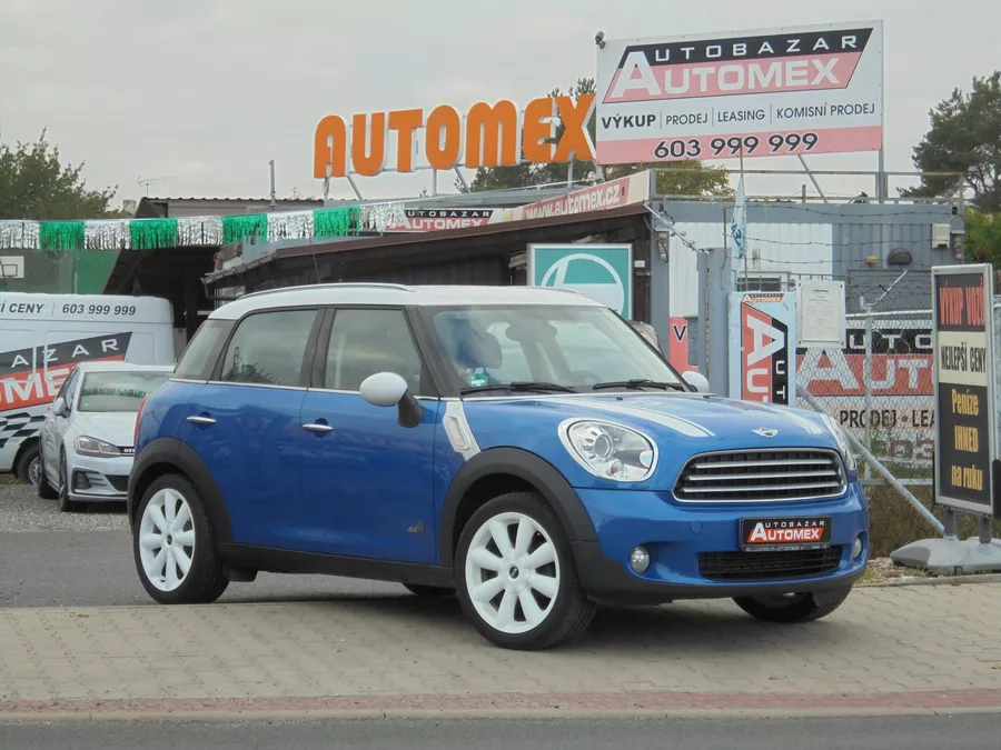 Mini Countryman 1.6 D- 4x4- KLIMA- KŮŽE- ALU