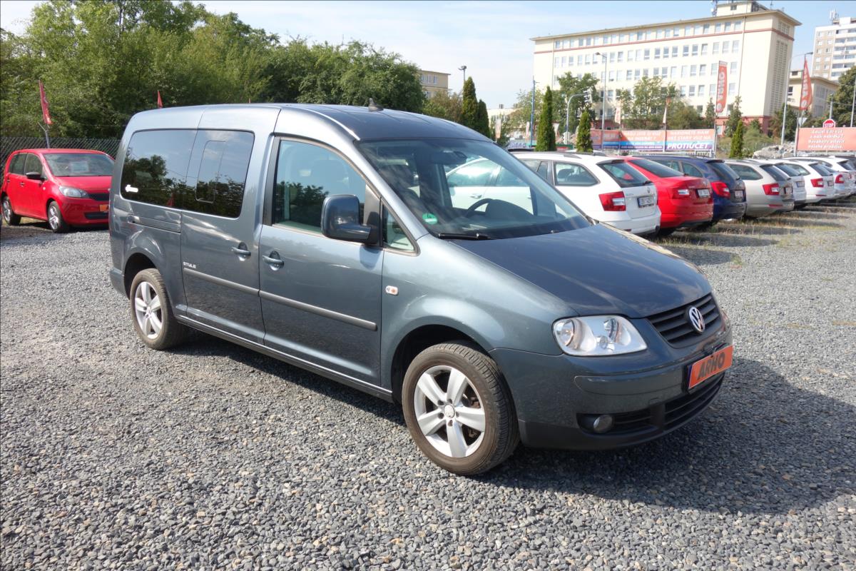 Volkswagen Caddy 1,9 TDi 77KW, MAXI, 7 MÍST.
