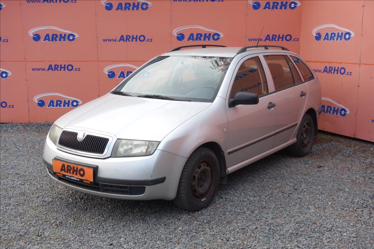 Škoda Fabia 1,2 i 47KW, ČR, KLIMATIZACE.