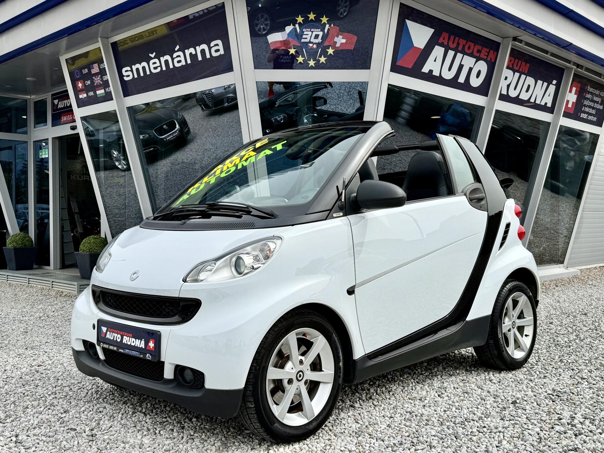 Smart Fortwo 1,0 62kW Cabrio kůže Automat