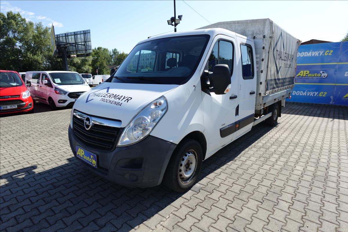 Opel Movano 2,3 CDTI DVOUKABINA 7MÍST VAL